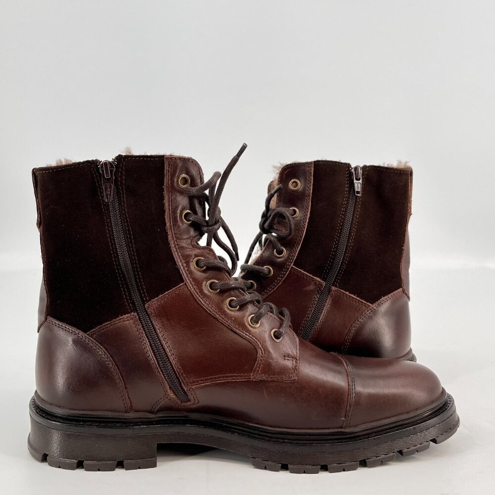 ALDO Aaren-l Men's Thermal Faux Insulation Winter Boot Brown Size 10 New In Box - Picture 8 of 10